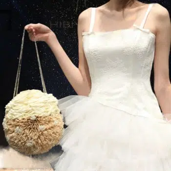 Bouquest sposa a forma di borsetta